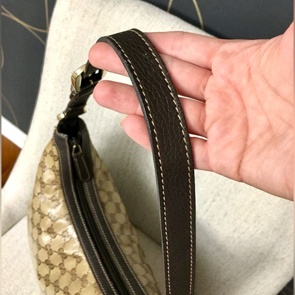 Authentic Gucci hobo bag brown monogram coated canvas - Picture 10 of 15